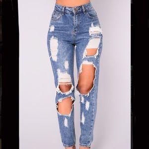 Fashion Nova Janel Boyfriend Jeans